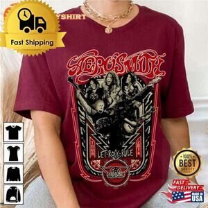 Deuces Are Wild Tour Aerosmith Rock Band Unisex